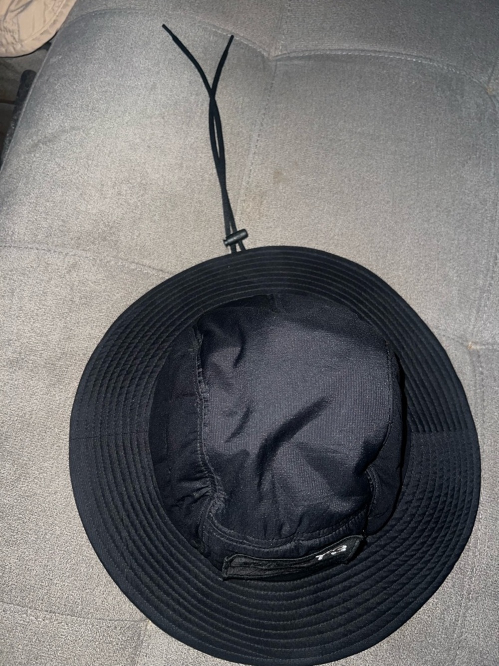adidas Black Men's Boonie Hat with Adjustable Chin Cord